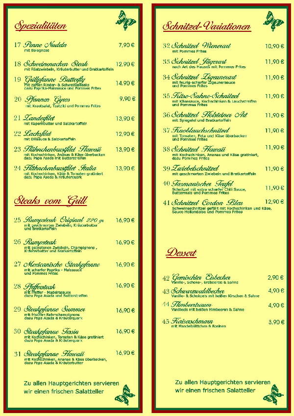 2011 Speisenkarte 2 